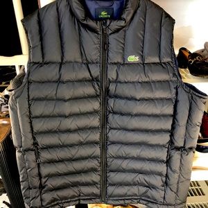 Lacoste Black Vest - Mens 3XLT